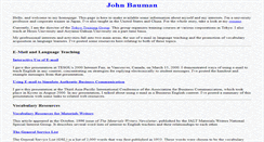 Desktop Screenshot of jbauman.com